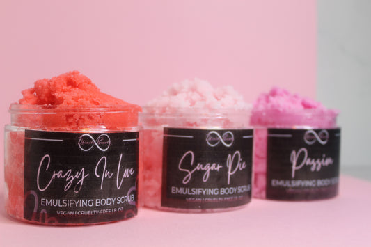 emulsifying body scrubs for exfoliating: perfect for all skin types 